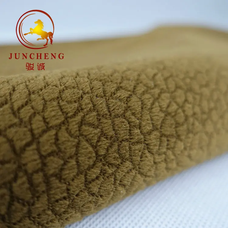 100% polyester mimic animal skin markings dyed color velvet upholstery sofa fabric