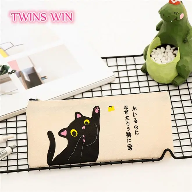 Uruguay multipurpose office supplies and stationery 2018 trendy animal design colorful canvas felt pencil bag