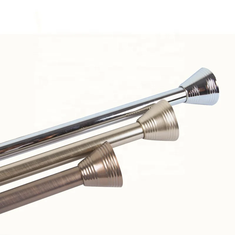 
Adjustable taper curtain rod shower extension rod 