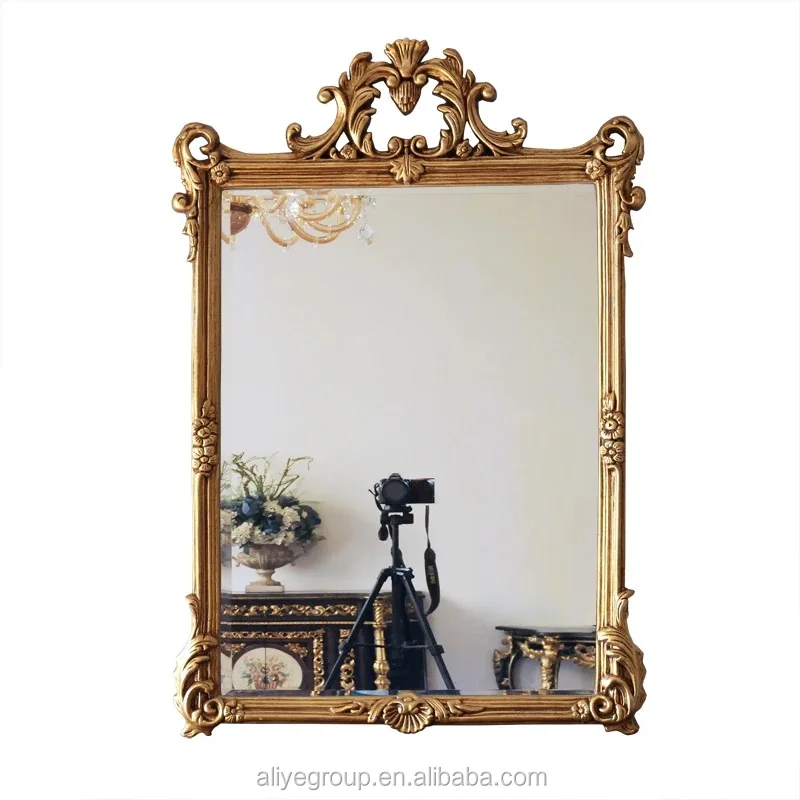 Home Decorating Decorative Wall Mirrors Design Wall Mirror Home Decoration for Salewooden Frame Elegant Luxury Oval European