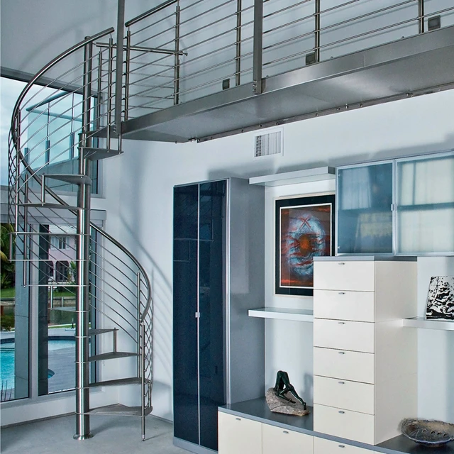 Outdoor Used Spiral Staircase Price/Modern Prefabricated Spiral Stair