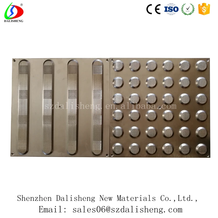 
New Materials Tactile Paving Metal Stud Tactile Paving with Stud 