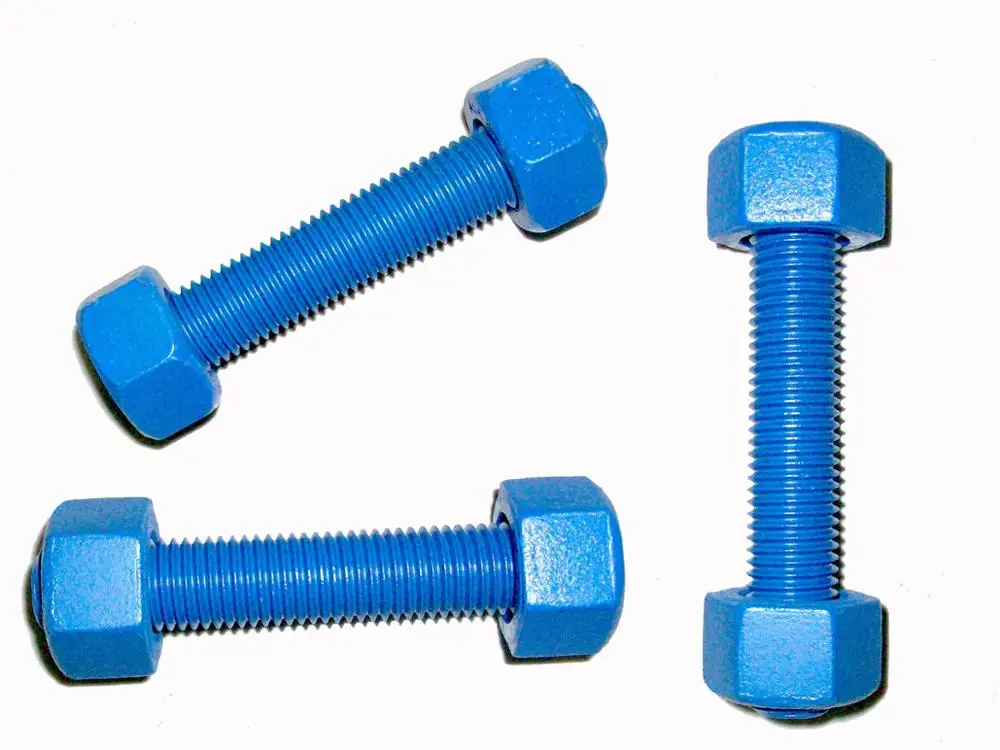 ASTM A193 gr B7 thread rod stud bolt 2H nut 1/4 3/8 5/16 7/8 1/2 3/4