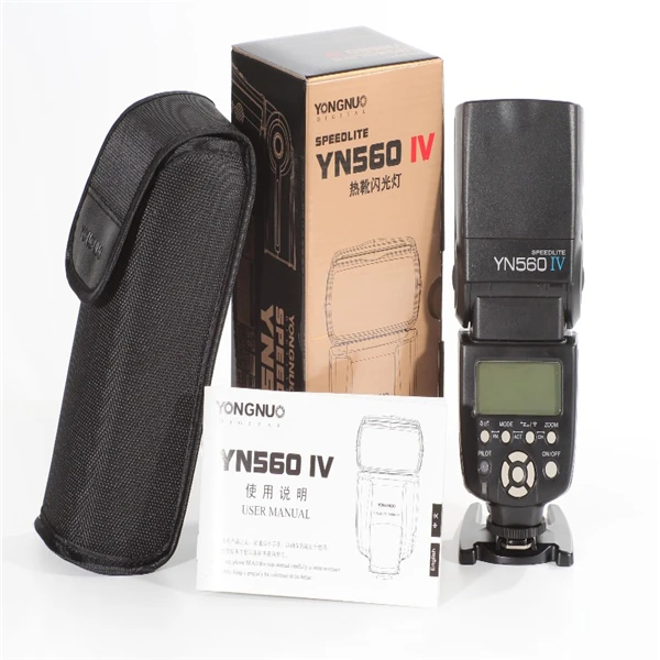 Горячая Распродажа Yongnuo YN560IV YN 560 Вспышка Speedlite для Canon Nikon Olympus Pentax Беспроводная поддержка 560TX RF605 RF603 RF602 триггер
