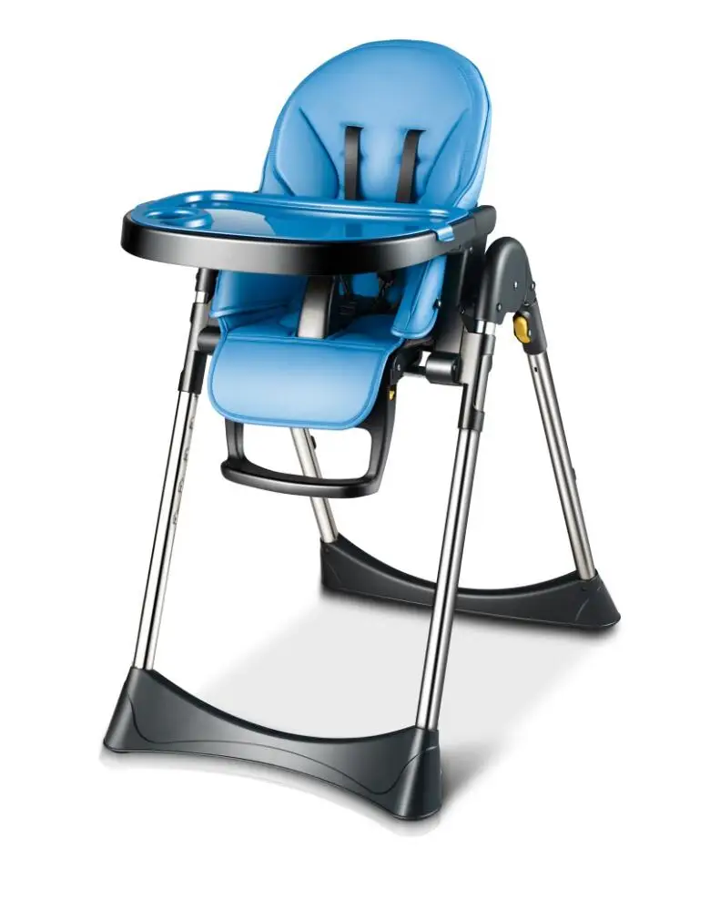 IVOLIA blue portable dining adjustable feeding chair for infants multi-function baby high chair