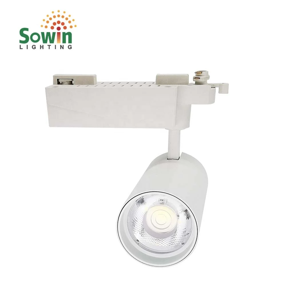 
led cob black housing white body 35w led track light 15w 18w 24w 30w 3000k 4000k 6000k track lighting lamp 