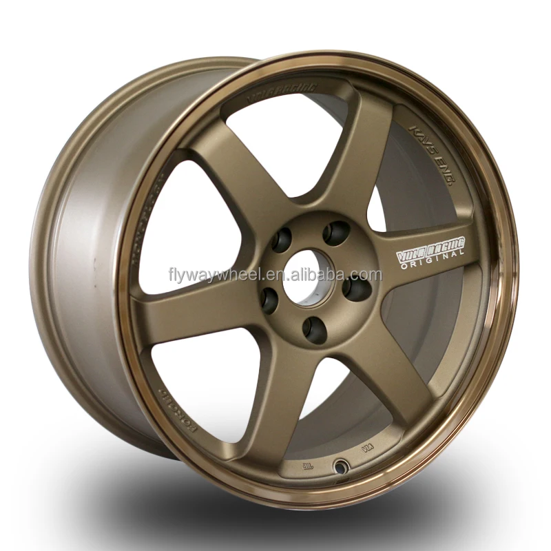 FLYWAY H629 NEW RAYS TE37 VOLK RACING WHEEL 18x8.0 18x9.0