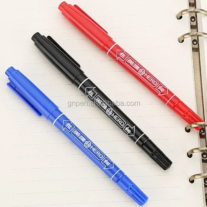 Superior Quality Small Double-headed permanent marker pen Hoop Line marker