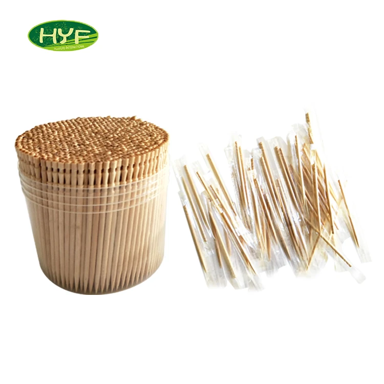 Promotional Disposable Bamboo Toothpicks Wood Toothpick In Bulk