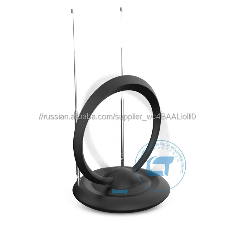 Новый дизайн 50-60 миль 180 градусов вращающийся FM UHF VHF цифровой hdtv Крытый телевизионная