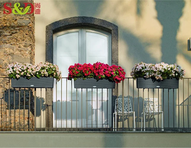 Handmade pot planter cheap bulk plastic rattan unique outdoor large flower pots plant pots