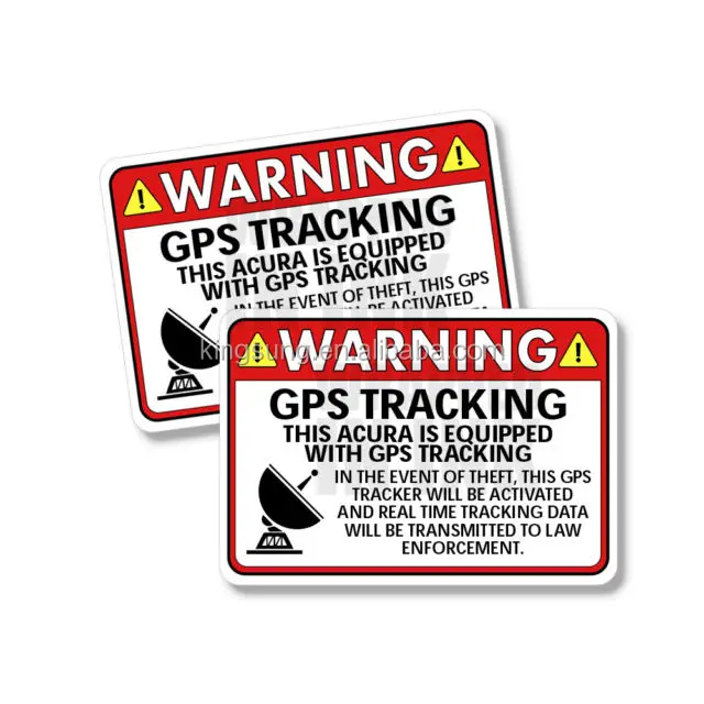 custom printing gps tracking sticker
