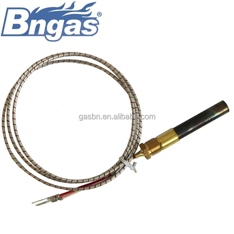 Gas oven thermopile pilot millivolt generator with armoured cable