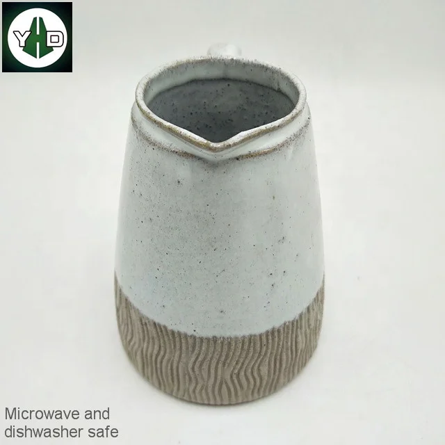 Stoneware milk cups for microwave cups dishwasher safe cups water bottle porcelain ceramic pitcher