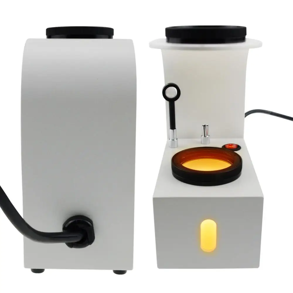 Desktop Standing Polariscope Built-in LED Rotatable Platform 2 Glass Filter