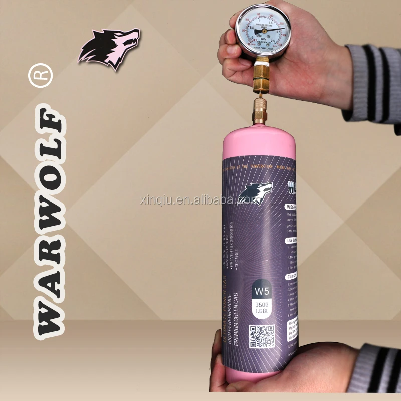 Warwolf brand PREVENTS RUST / CFC Free high power output airsoft green gas enhanced formula blowback system airsoft gun