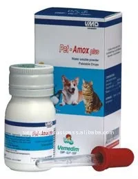 Высоковетеринарные вьетнамские эффективные парящие капли для контроля инфекций у собак и кошек, домашних животных-Amox Plus