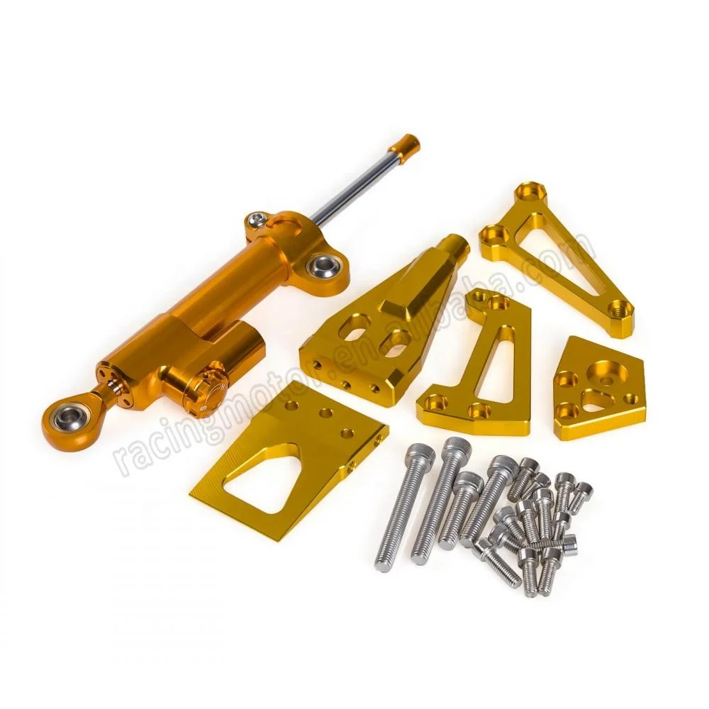 CNC Steering Damper & Bracket Mounting For Kawasaki Ninja 650R ER-6F/N 09-11