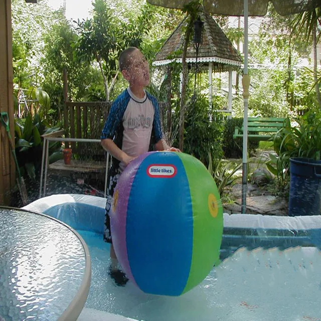 Inflatable water ball outdoor play water polo summer beach ball lawn sprinkler
