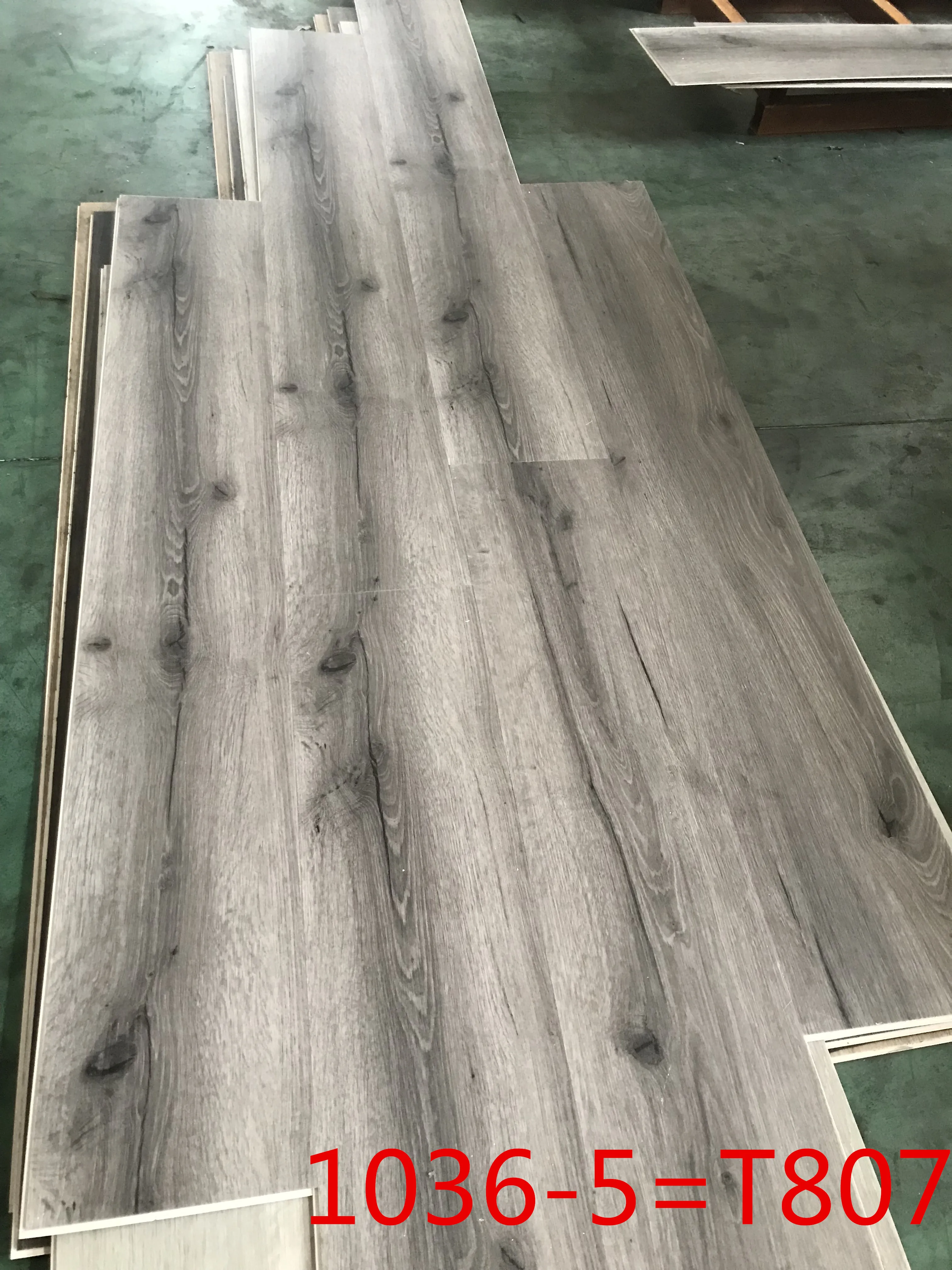 SPC vinyl flooring backing with 1mm 1.5MM 2mm IXPE underlayment Waterproof click plank flooring