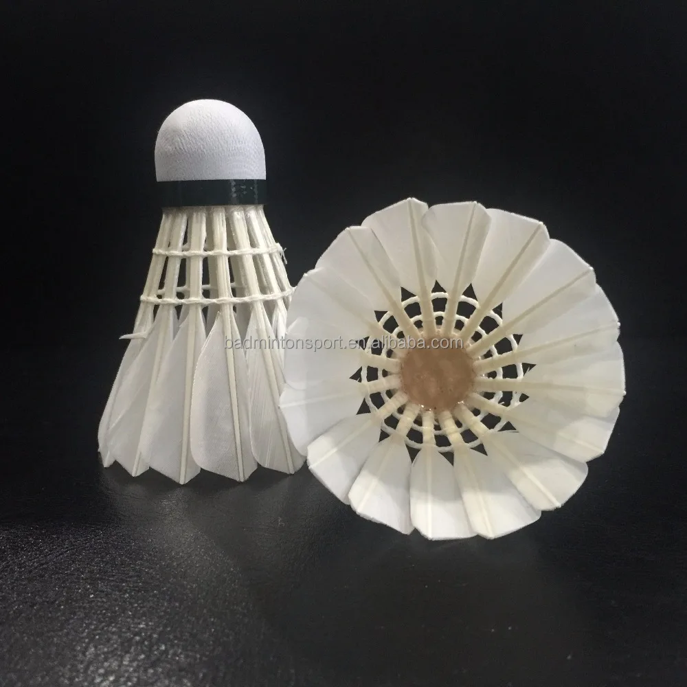Most durable goose feather badminton shuttlecock from China (OEM production Lingmei AH-05)