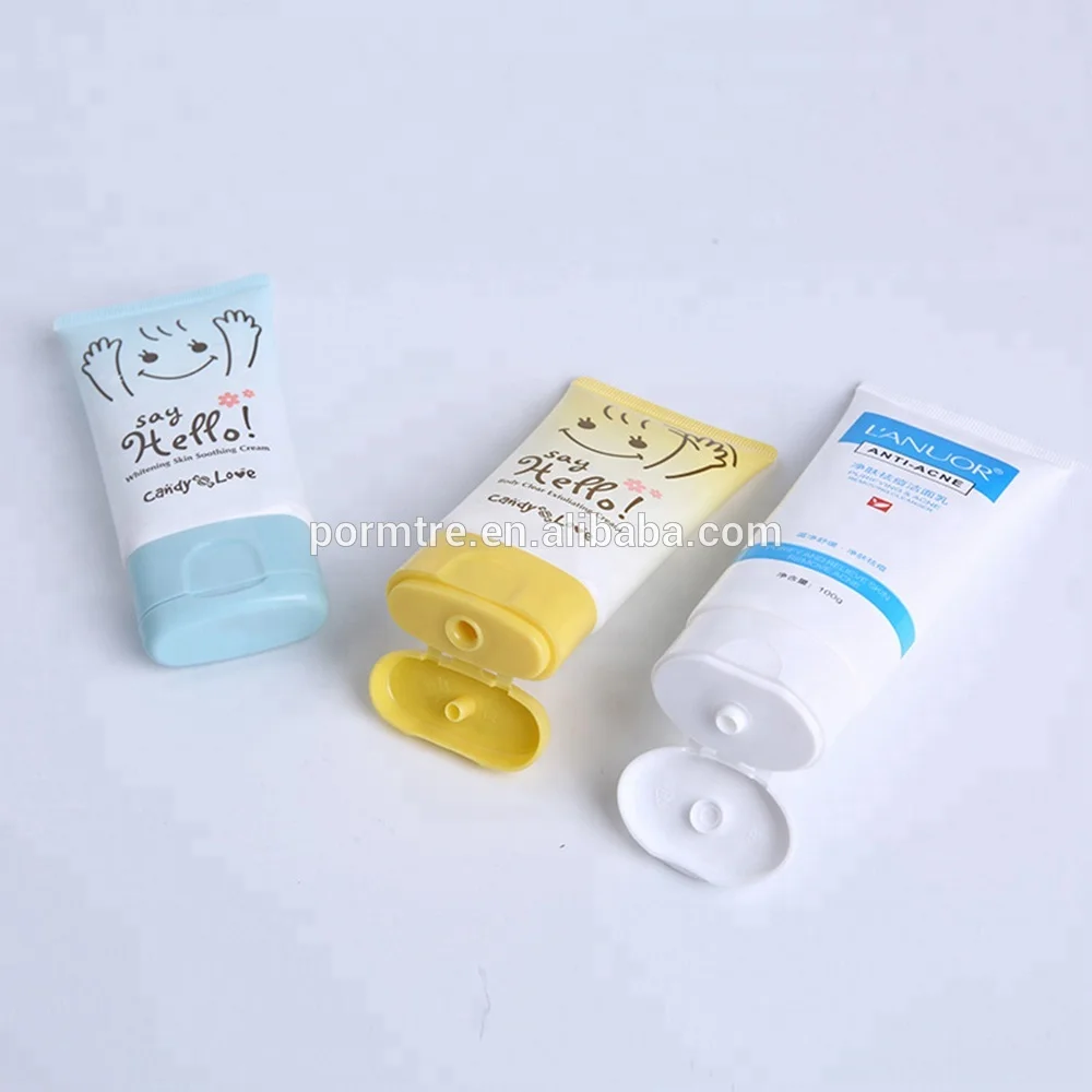 wholesale Small shampoo plastic tube for hotel body lotion tubes
