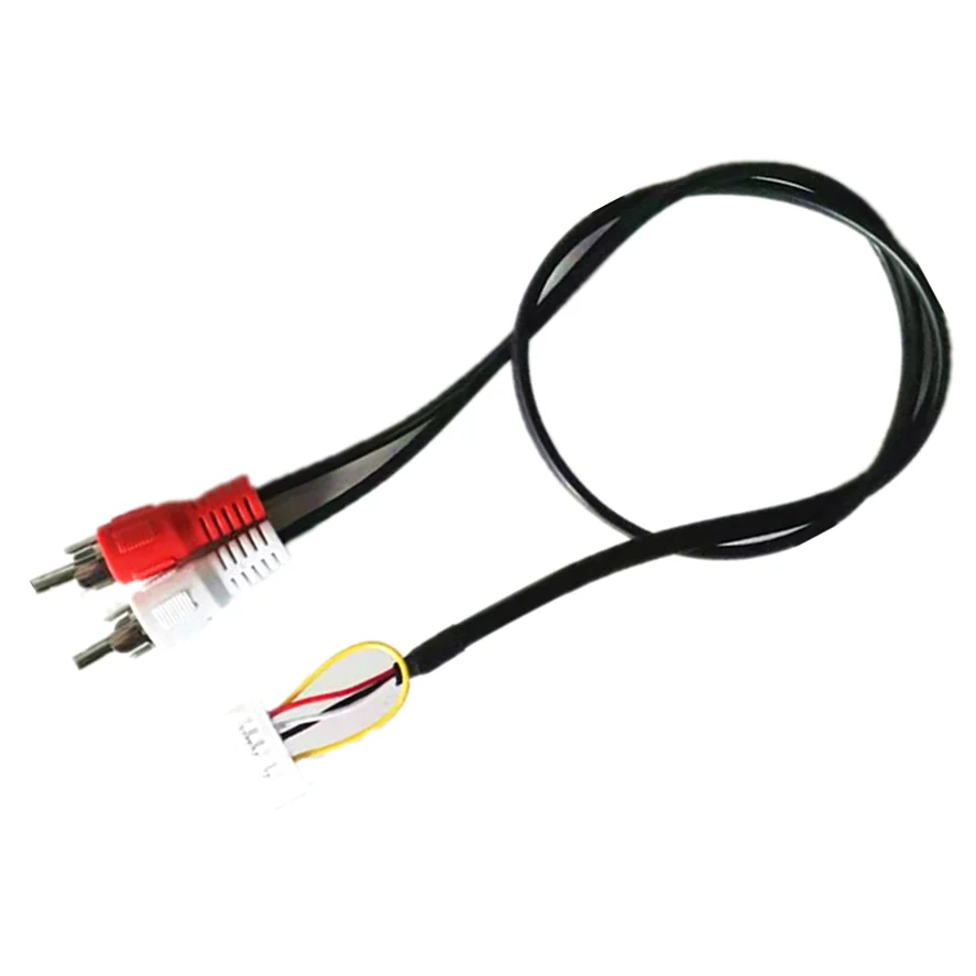 RCA SOCKET TO  PH2.0-8P AV video signal input output cable conversion connection plate lead processing