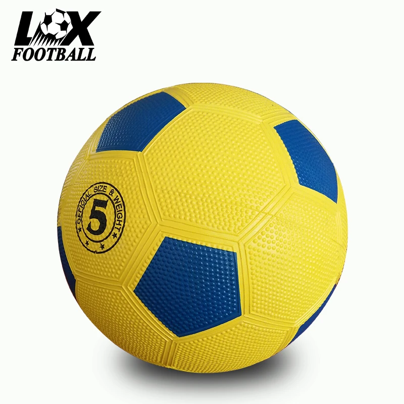 
Custom logo color soccer game football youth rubber football 