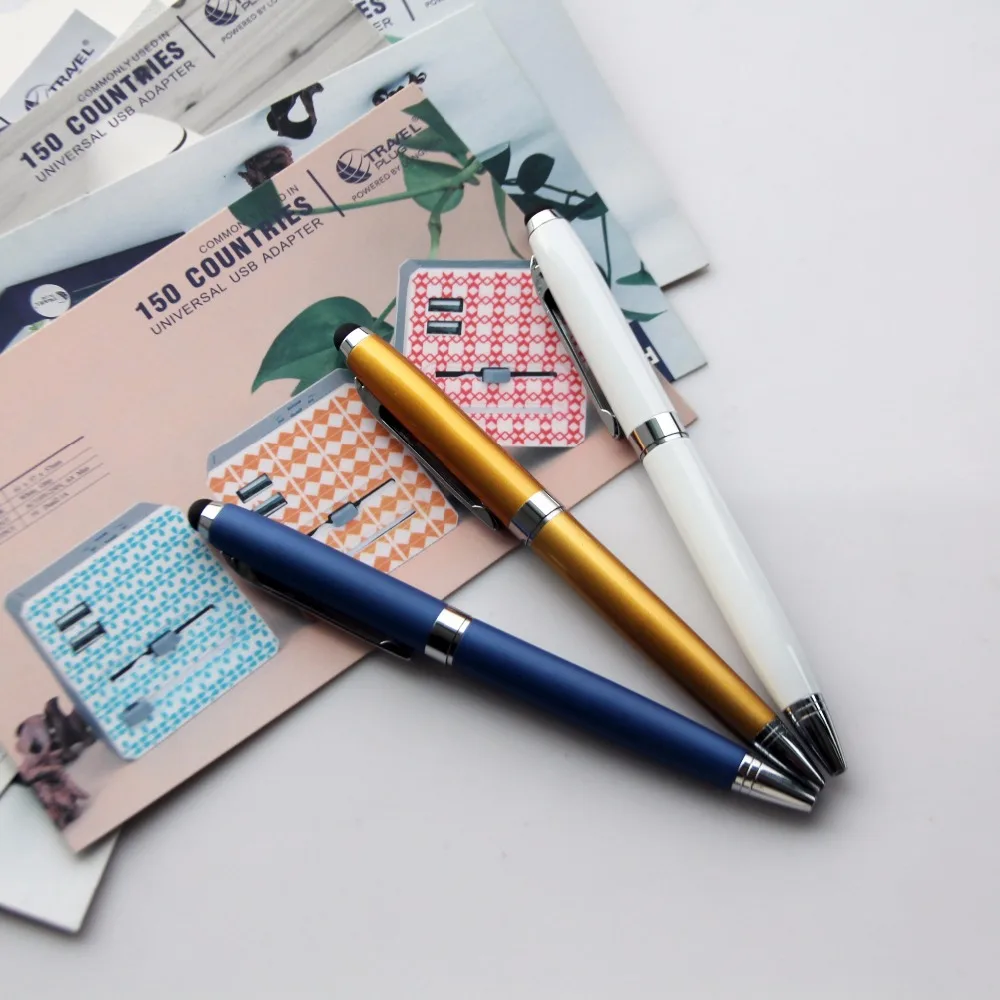 Advertising touch stylus pen promotion gift metal touch ball pen