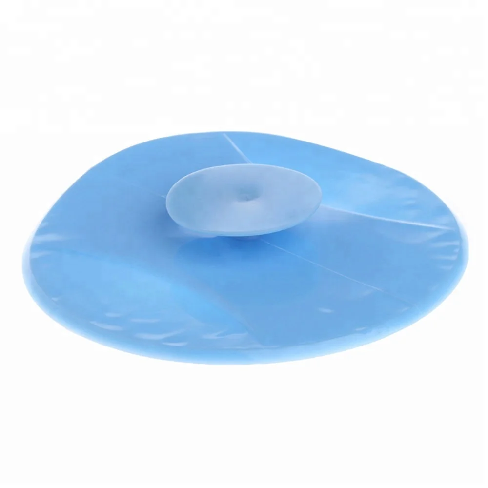 
Cheap price flxibele cheap blue silicone flat sink water drain cover for sale 