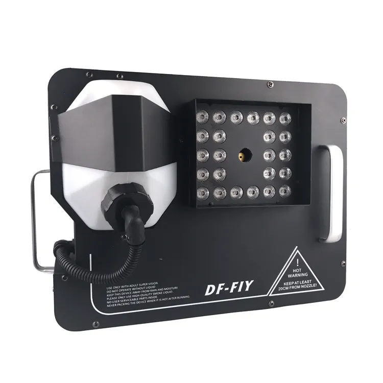 1600W 1500w smoke Fog Machine with 24 LED Lights wire and wireless control