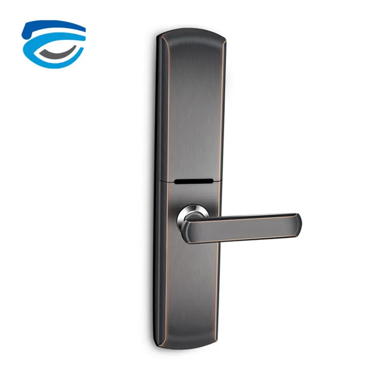 Sliding Electronic Biometric Fingerprint Key Door Lock for Wooden Door
