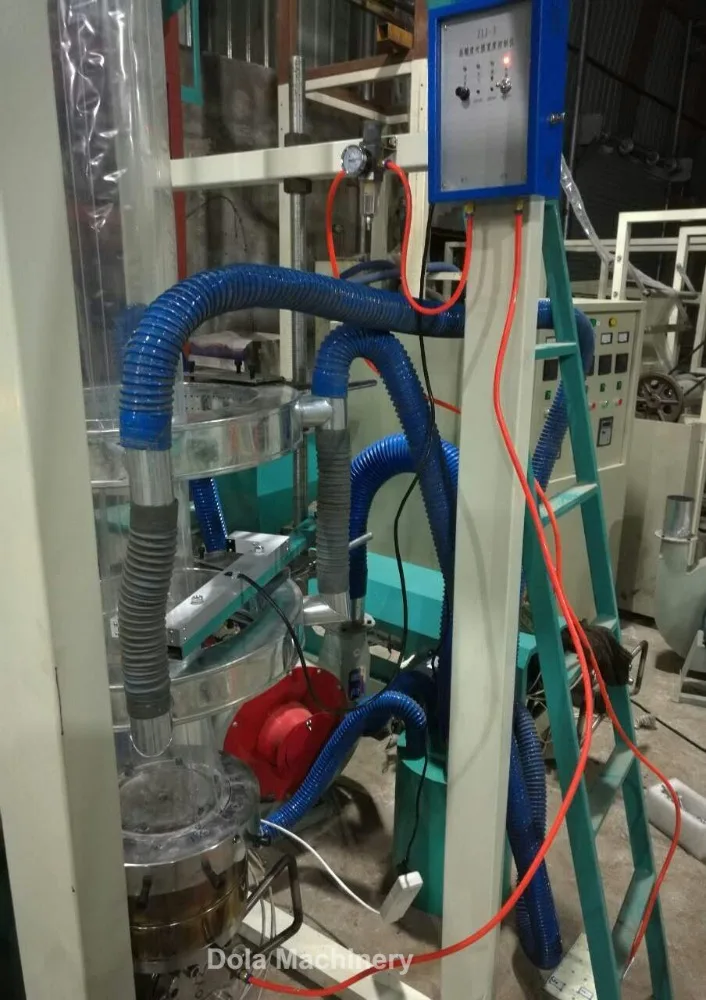 
LDPE PE Zipper Self Closing Bag Ziplock Plastic Film Blowing Machine 