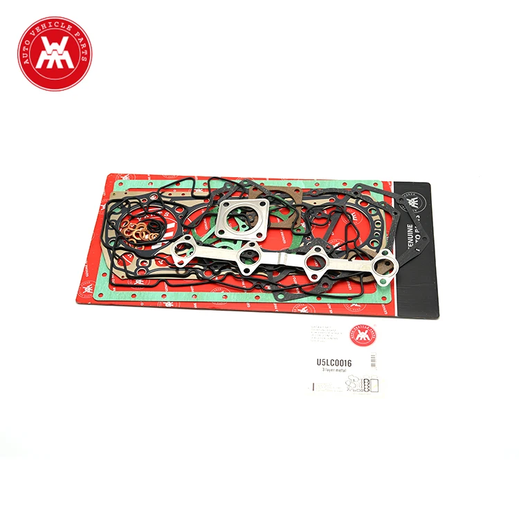 WMM Factory Price Diesel Engine Auto Gasket Full Set Spare Parts Tractor Cylinder Head Gasket Kit Material for Massey Ferguson