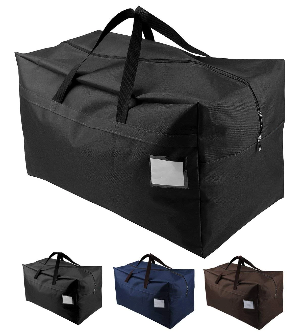 Black 600D Oxford Waterproof Thick Over-sized Organizer Storage Bag