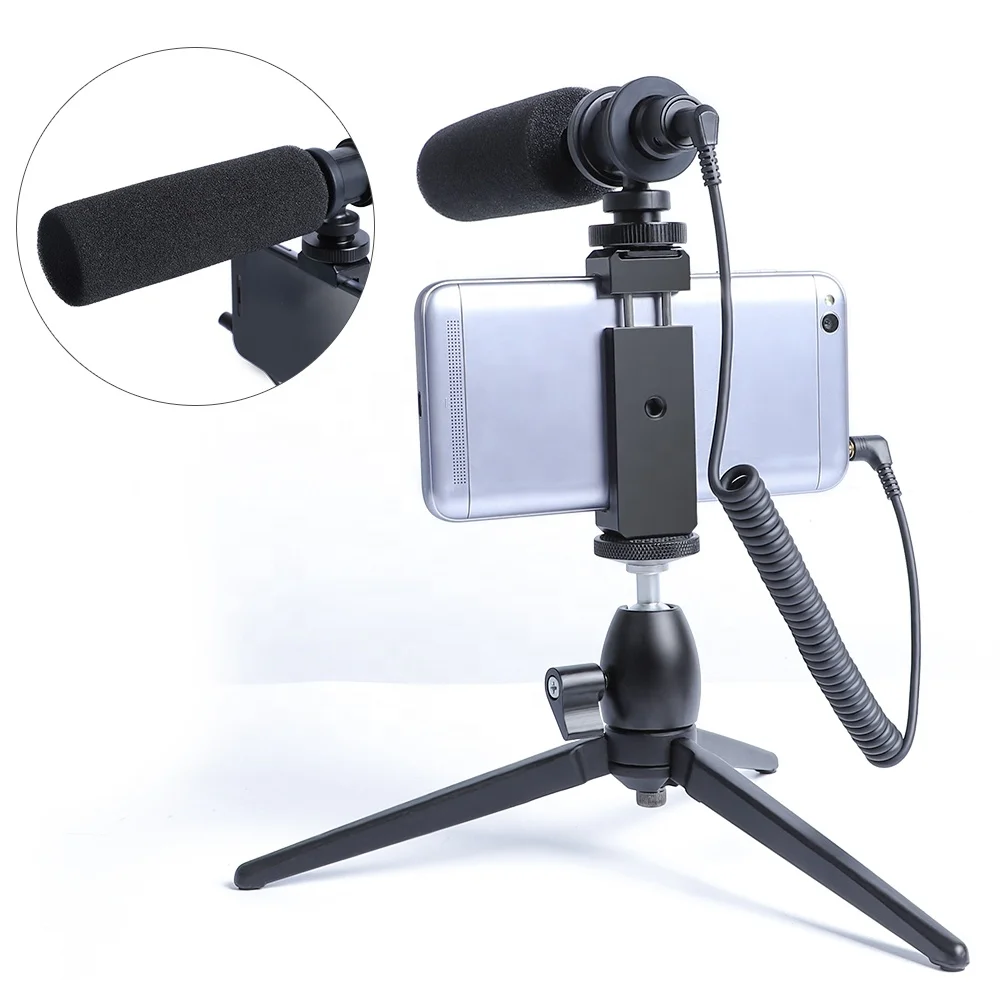 
Digital Camera Audio 3.5mm jack Voice Recorder Short gun Microphone youtuber Vlogging Video Mic 