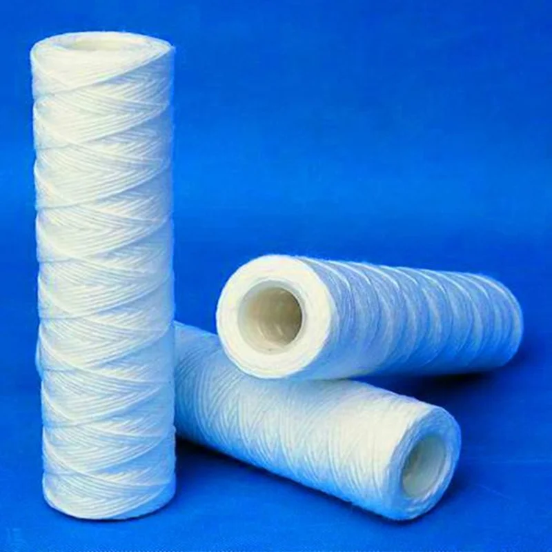 40 Inch 5 Micron PP Yarn Filter Cartridge and String Wound Filter for Sediment Filter