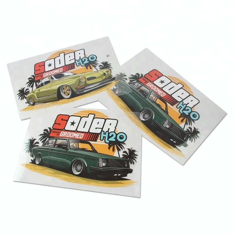 Оптовая продажа, индивидуальный дизайн, теплопередающая наклейка для футболок