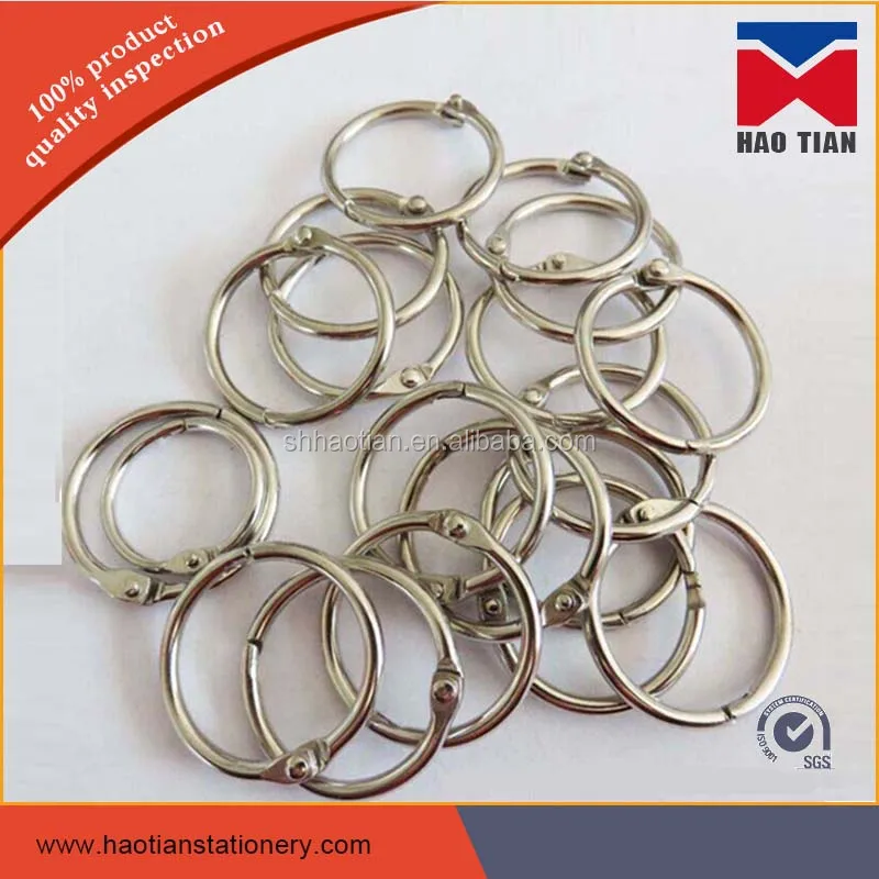 metal binding rings loose leaf binder rings small book ring 25mm