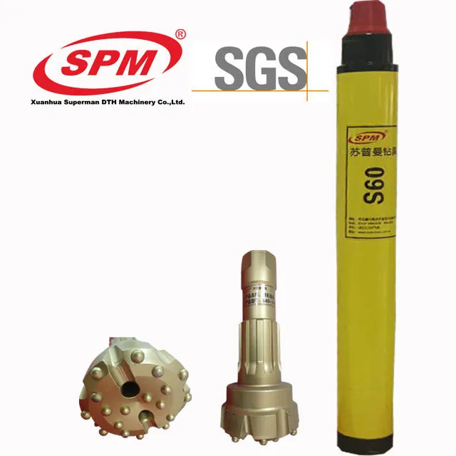 SPM460 mission 60 165mm ql60 dth hammer dth down hole hammer and bits