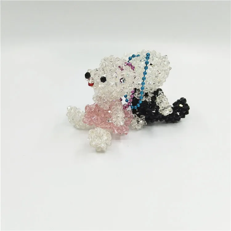 Подвеска ручной работы с кристаллами и бусинами в наличии для маркера