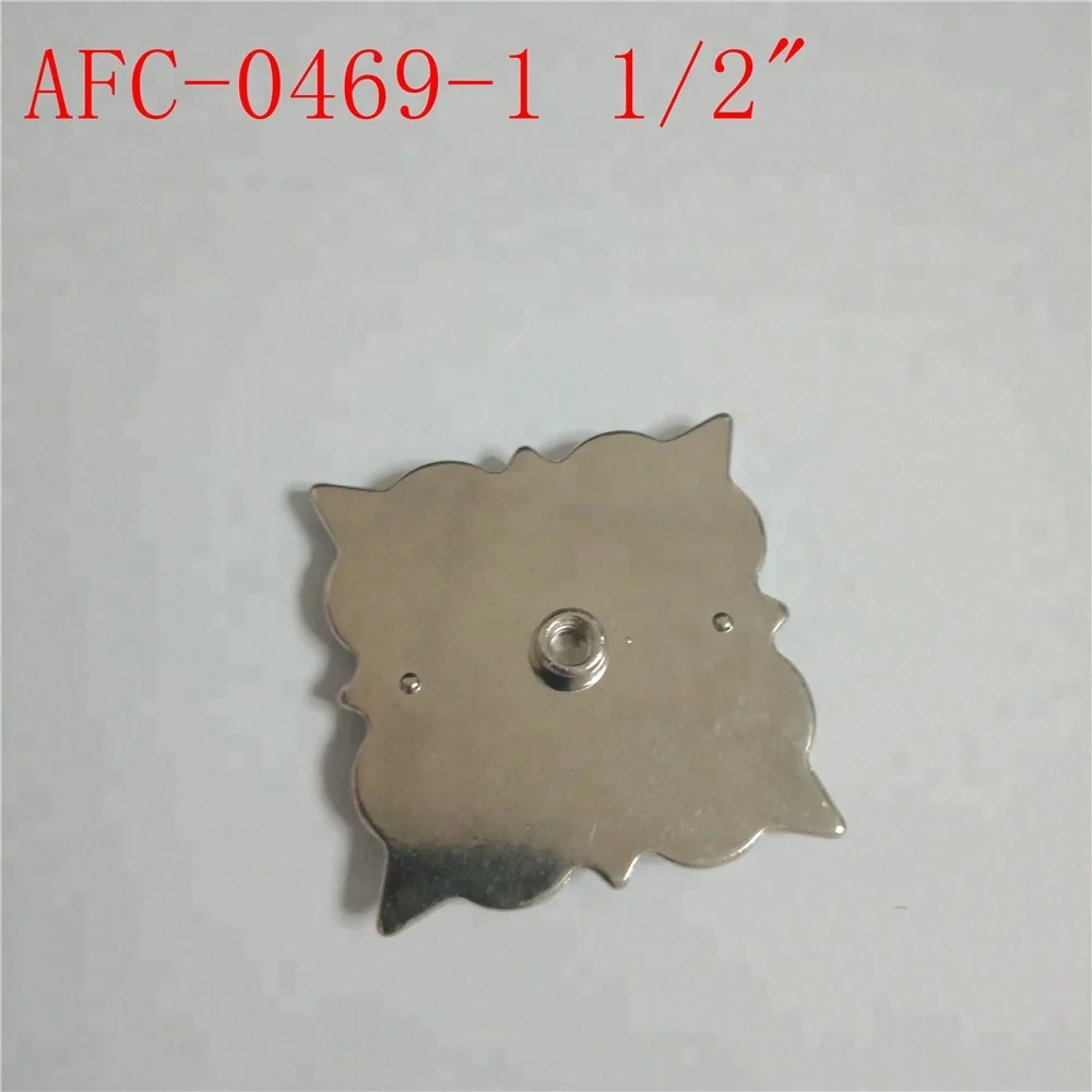 western square conchos screw back with crystal