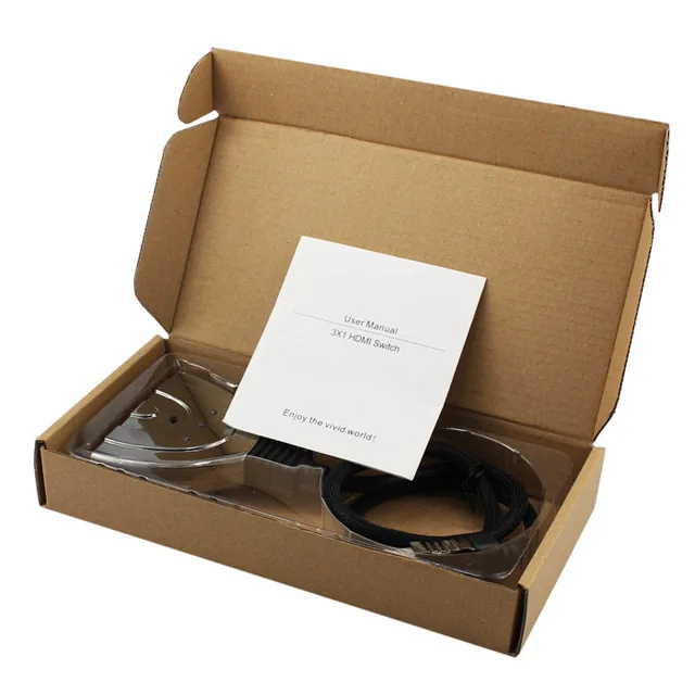 Выход 3 порта 1080P 4K HDMI переключатель 3x1 для DVD-плеера PS4 PC TV в 1 спутниковый ТВ-приемник ИК пульт дистанционного управления Hdmi 2 0 Oem/yunzuo