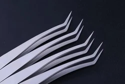 Eyelash Extension Tweezer Stainless Steel Anti-static lash Tweezers