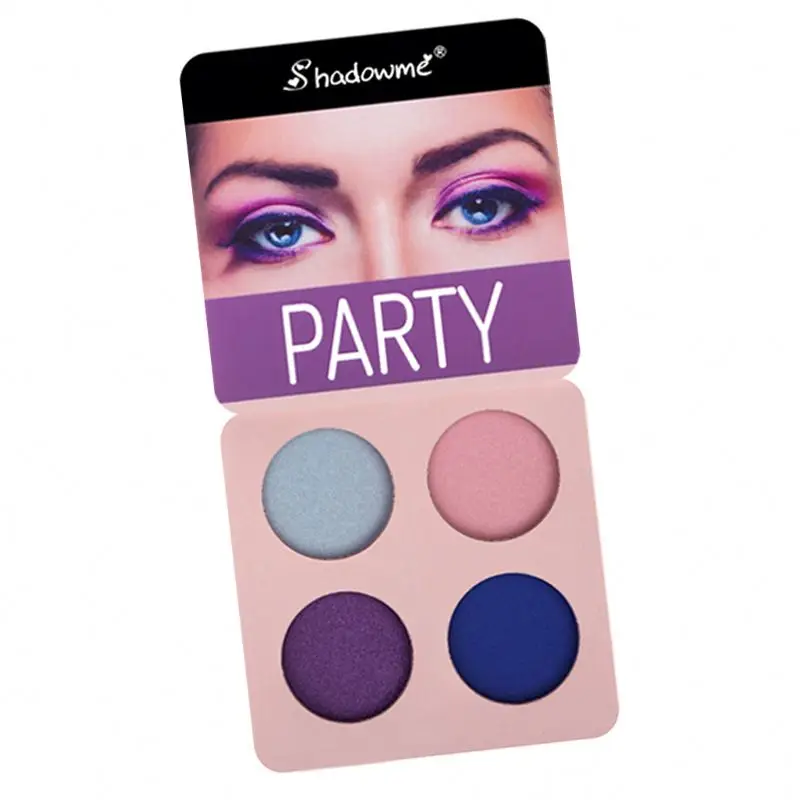 4 Colors waterproof Portable Long lasting Eye shadow Palette set