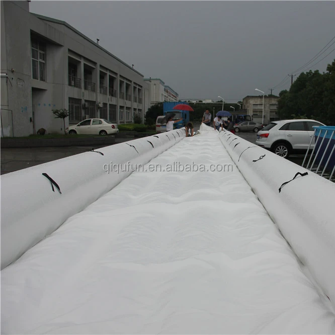 Commercial inflatable new air sealed 1000 ft slip n slide slide the city, slip n slide with water swimming pool