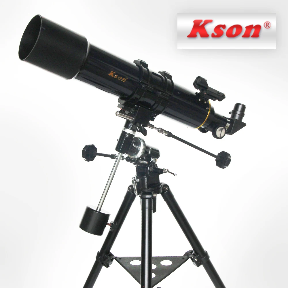 outdoor professional telescopes KTA60090EQ 600mm focal length equatorial refractors 90mm aperture astronomical telescope