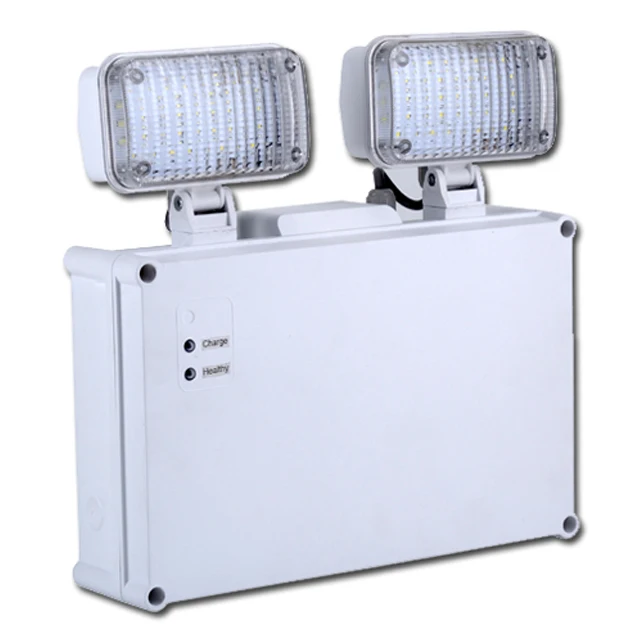 Made by JIMING High-brightness LED wall-mounted white double head emergency wall light