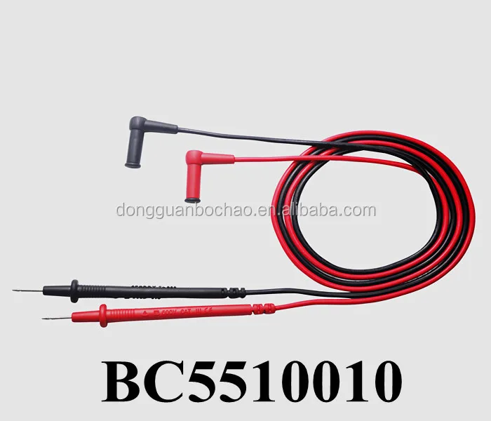
High quality UL instrument cables test probes needles PVC test lead Guangdong 