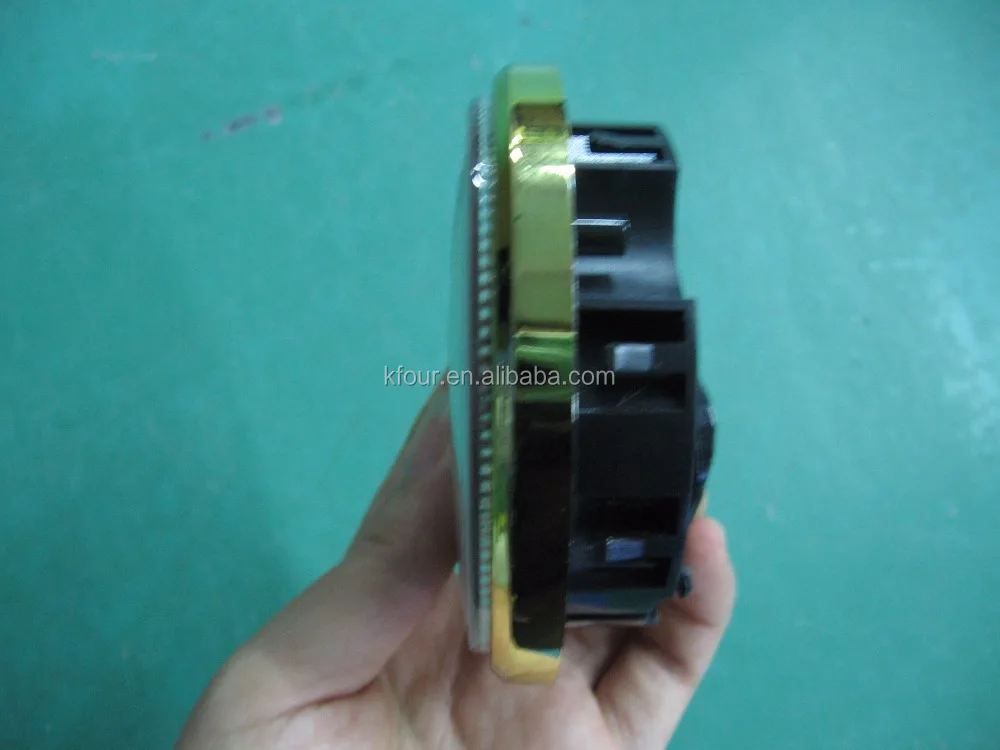 90mm quartz clock insert clock head with plastic bezel